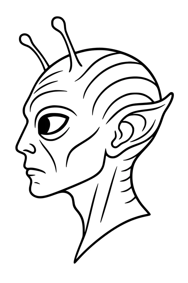 Zorb the Big-Eyed Alien