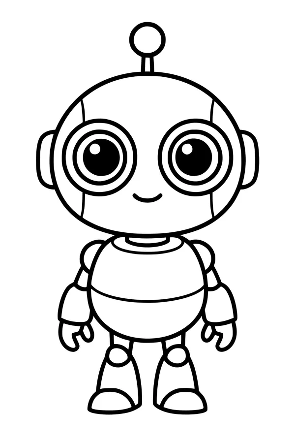Big-Eyed Buddy Bot