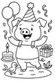 Piglet's Joyful Birthday Bash