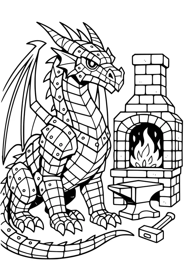 Forge-Fire Dragon at Work