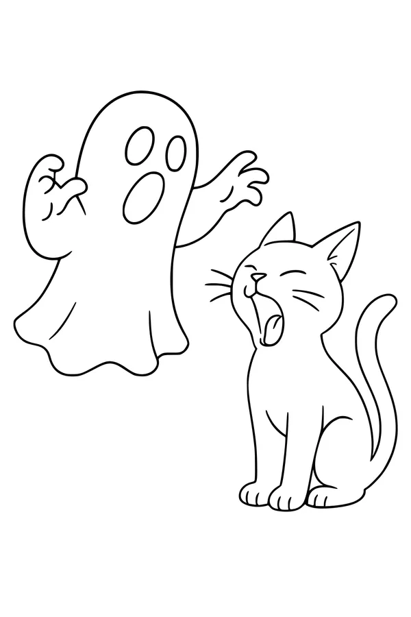 Boo and the Sleepy Cat
