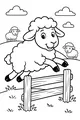 Springy Sheep and the Sunny Fence Hop