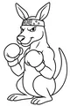 Riley the Boxing Kangaroo Gets Ready