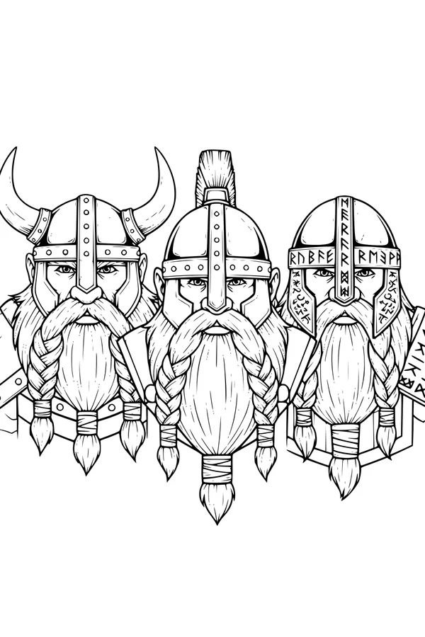 Braided Beards of the Mountain Guard
