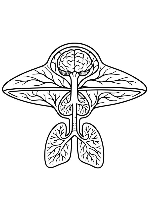 Brainy Saucer With Lungs