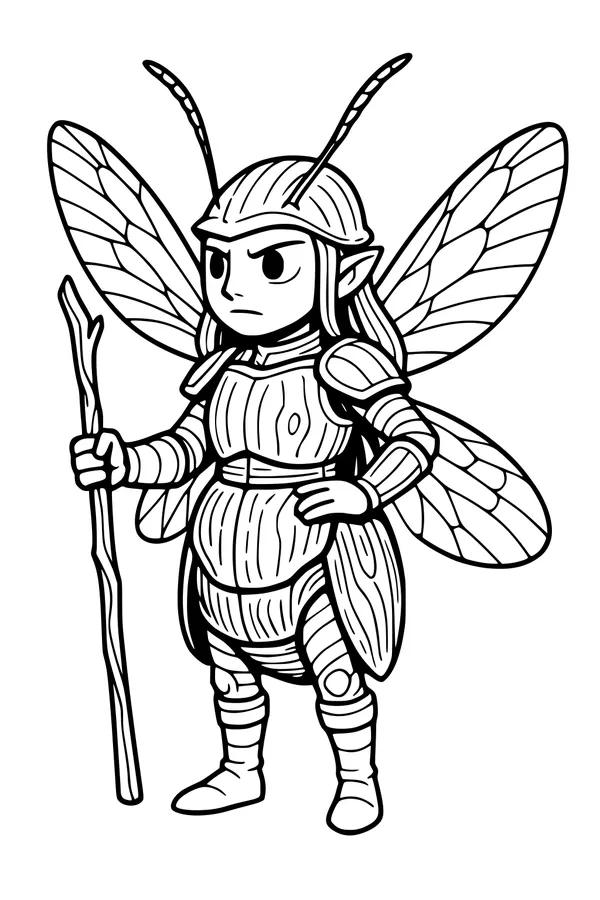 Brave Fairy of the Woods