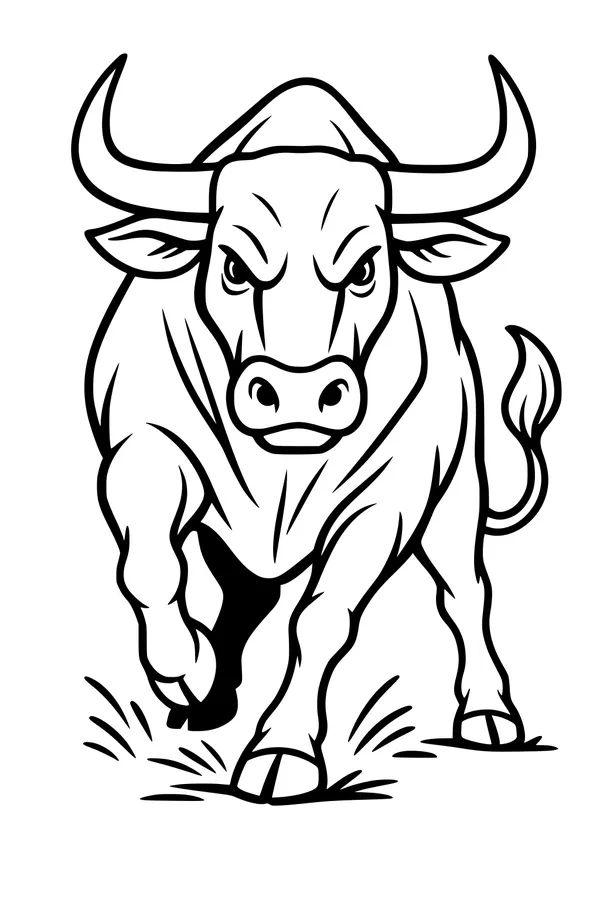 Bruno the Bull Charges Ahead