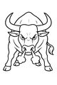 Steam Snorting Bull at the Farm Gate