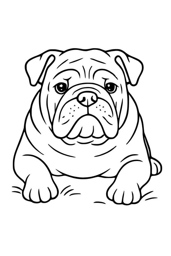 Bulldog Buddy and His Wrinkly Day