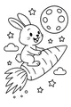 Bunny Blasts Off to the Moon