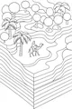 Oasis Afternoon with a Gentle Camel