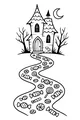 Candy Trail to the Ghost House