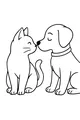 Whiskers and Wags: New Friends Meet
