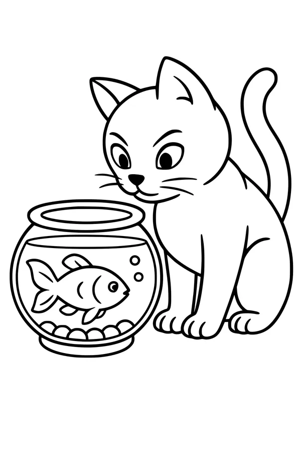 Whiskers Meets the Fishbowl Pal