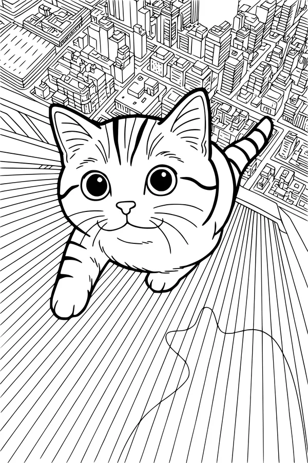 Whiskers On the Rooftop City Trek