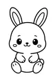 Snuggly Bunny with Fluffy Cheeks