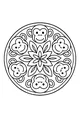 Monkey Smiles in a Jungle Circle