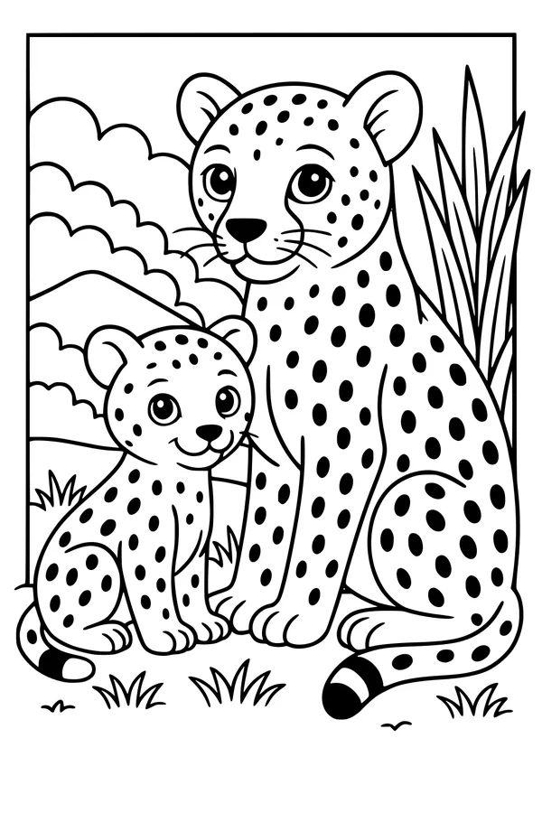 Spots in the Sun: Cheetah Family Rest