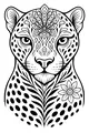 Wild Meadow Cheetah with Secret Flowers