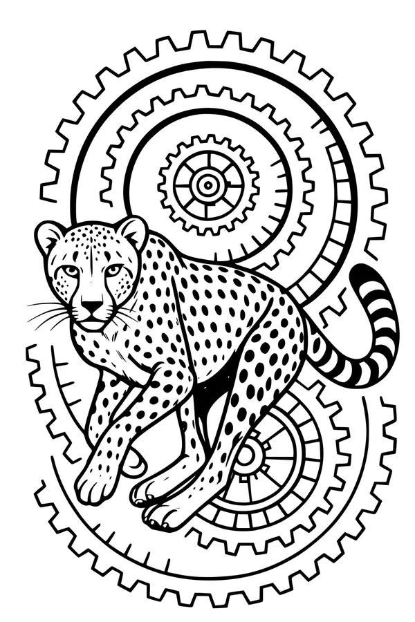 Spots and Gears in Motion