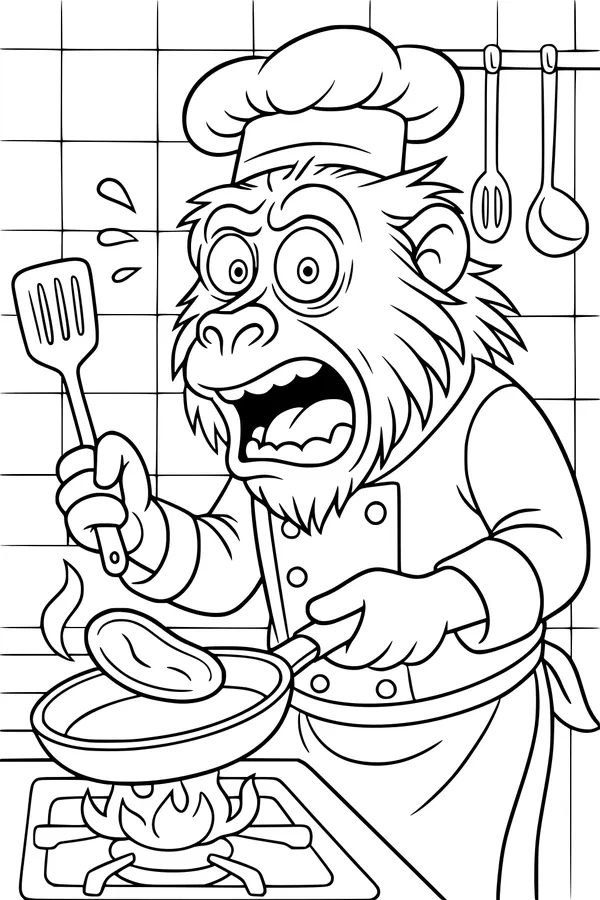 Chef Baboon’s Kitchen Surprise