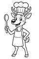 Chef Antlers and His Giant Wooden Spoon