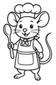 Milo the Chef Mouse Prepares a Snack