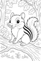 Sunny Day with a Smiling Chipmunk