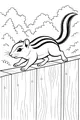Chester Chipmunk’s Fence-top Stroll