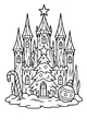 Star-Topped Castle at Christmas
