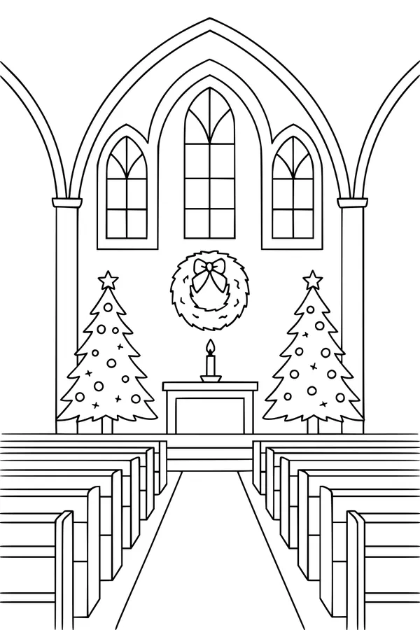 Christmas Eve in the Quiet Chapel