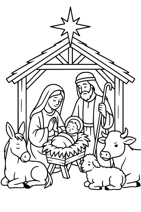 Silent Night in the Stable