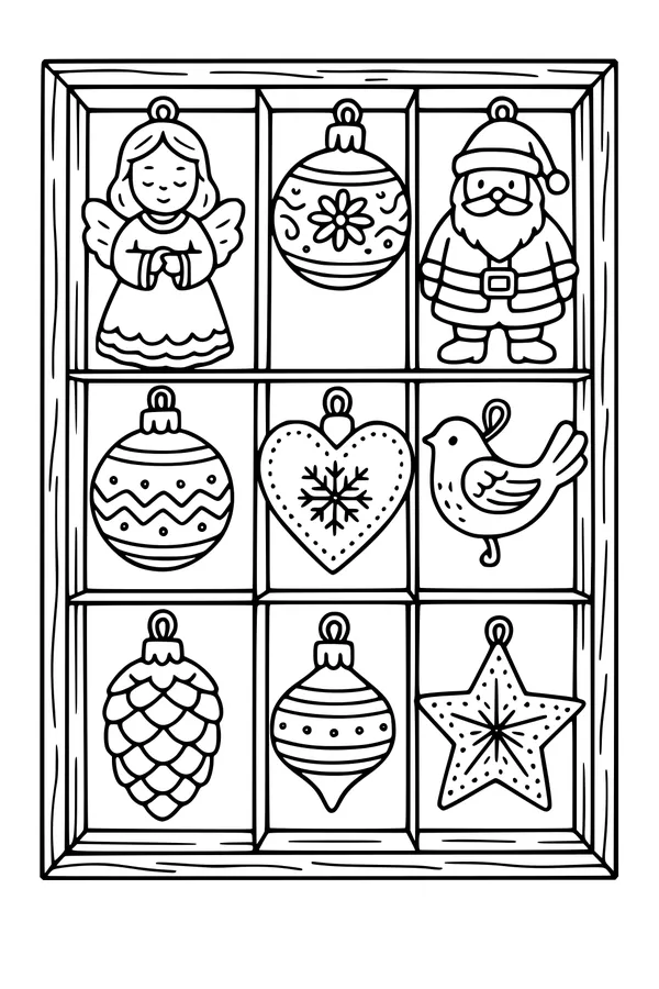 Nine Little Christmas Treasures
