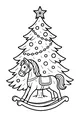 Starry Tree and Rocking Horse