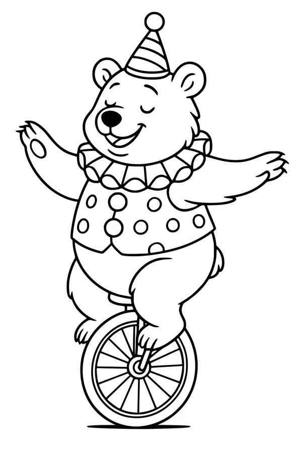 Bernie the Bear Rides the Circus Wheel