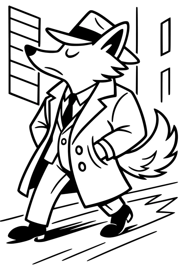 Mr. Coyote’s City Stroll