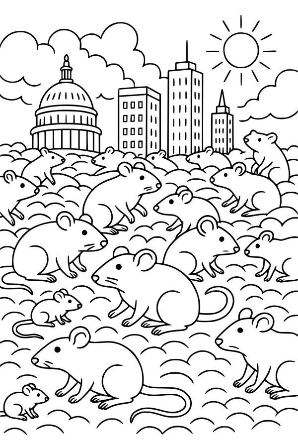 Rats Take Over the City Park