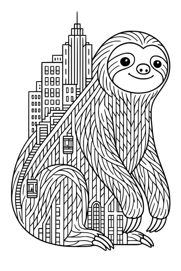 Sammy the Sloth Visits the Tall City