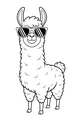 Lenny the Sunglasses Llama Struts In Style