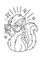 Sammy the Skunk Shows Off His Shades