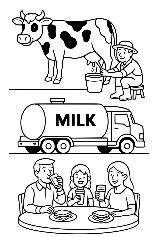 From Moo to Table: The Milk Journey