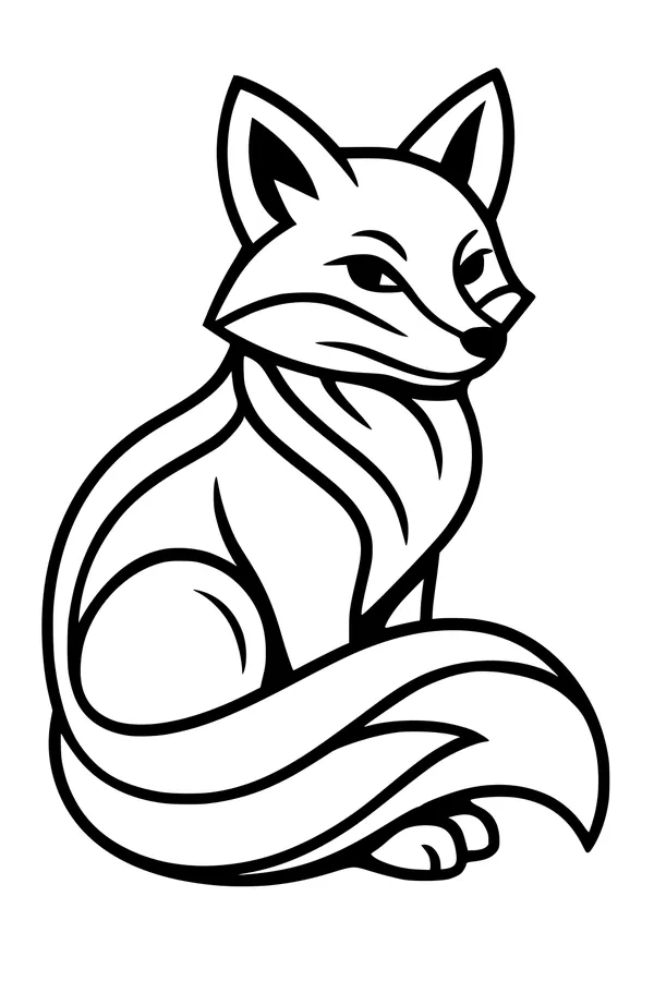 Whisker-Twist Fox in the Forest Light