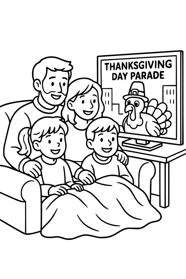 Cozy Parade Morning at Home