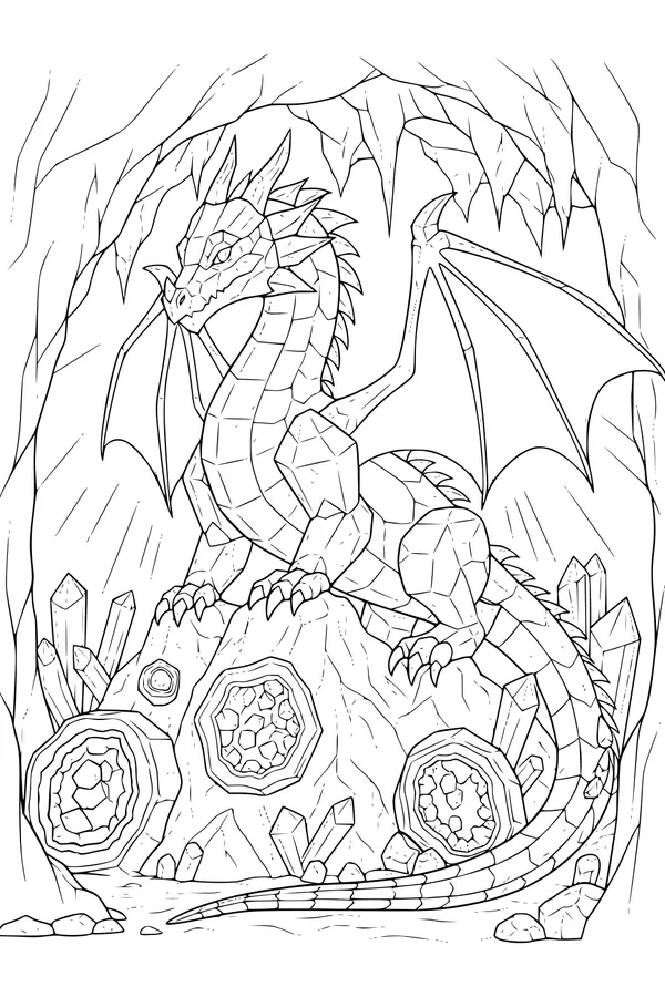 Crystal Dragon of the Hidden Cave