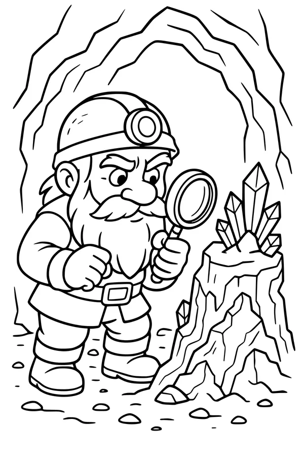 Dwarf Detective in the Crystal Cave