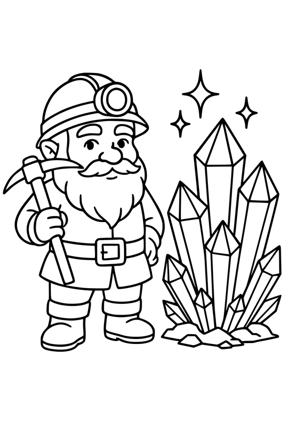 Crystal Cluster Gnome