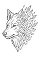 Crystal Howl Wolf Portrait