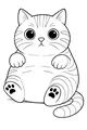 Whiskers the Round-Bellied Cat