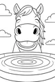 Sunny Day at the Horse’s Water Trough