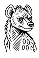Hyena with a Mischief Maker's Smile
